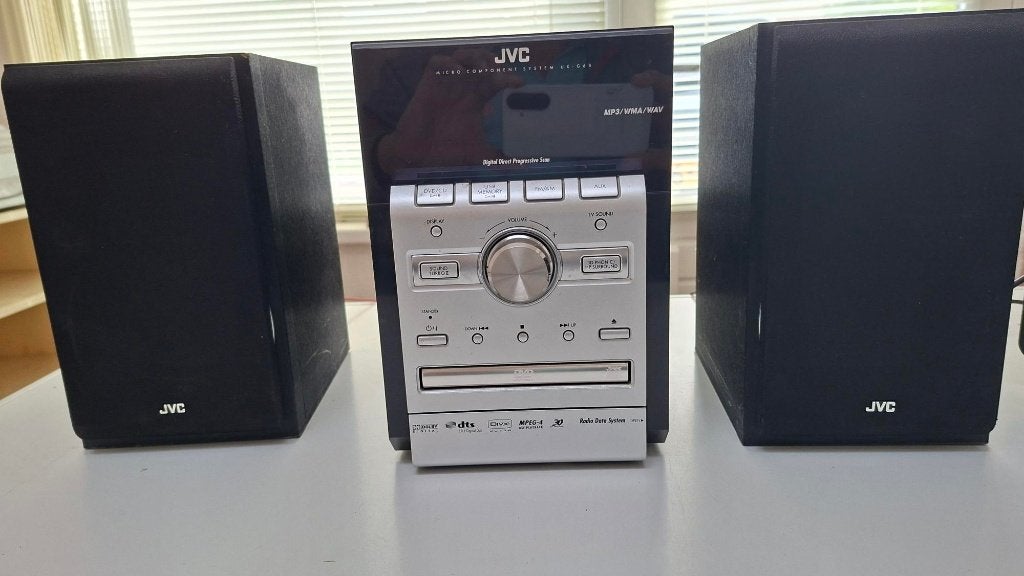 radio/ cd/dvd muziek set JVC, Ophalen, JVC, Zo goed als nieuw, Microset