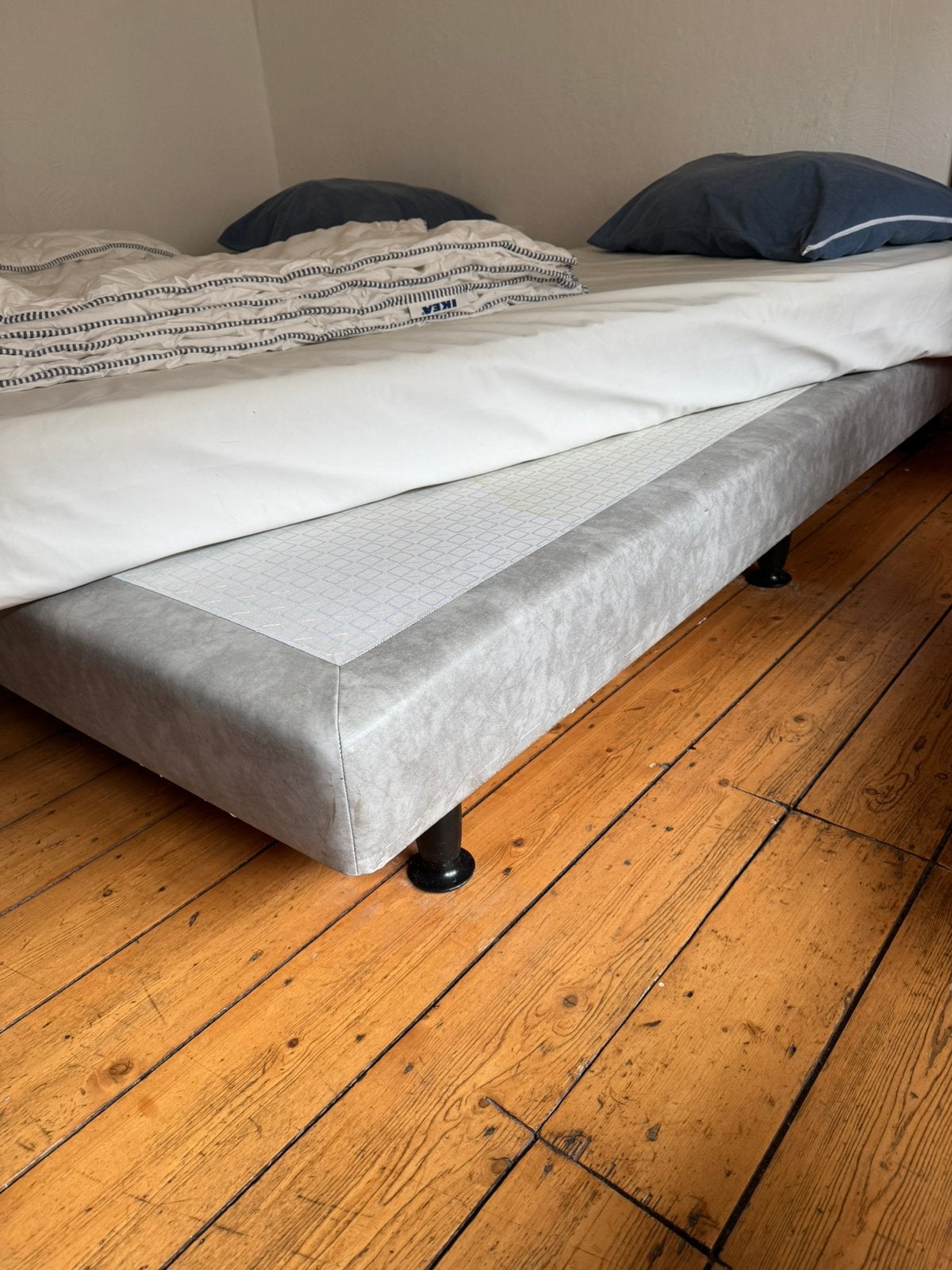 Hotel boxsprings merk Norma , inclusief matras en hoes, Ophalen, Gebruikt, 90 cm, Eenpersoons