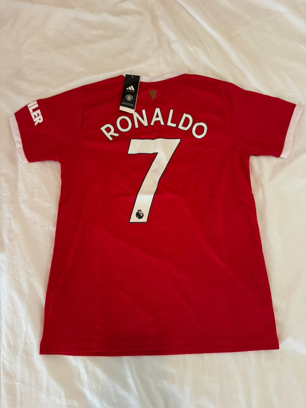 Ronaldo Manchester united, Maat 48/50 (M), Ophalen of Verzenden, Zo goed als nieuw, Voetbal