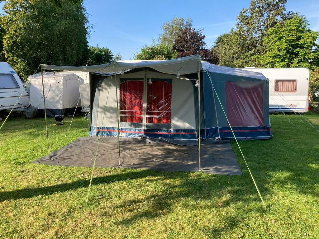 Te koop: Paradiso vouwcaravan inclusief voortent en uitbouw, Caravans en Kamperen, Ophalen, Gebruikt, Meer dan 6