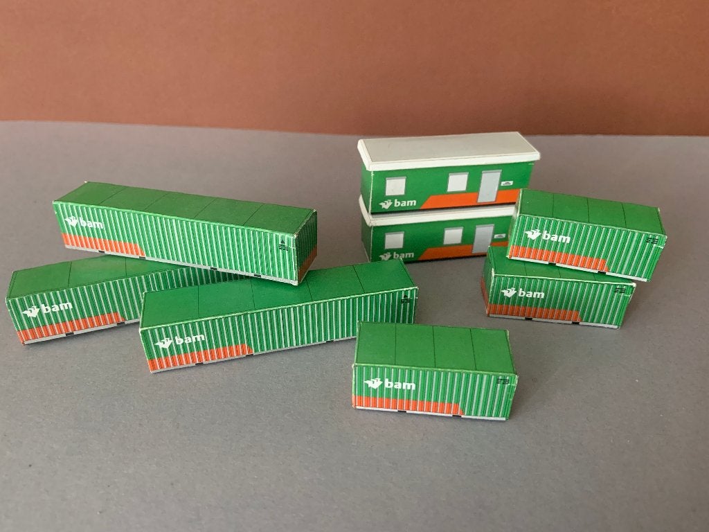 Bouwplaat BAM, schaal N, Ophalen, Gelijkstroom, Trix, Nieuw