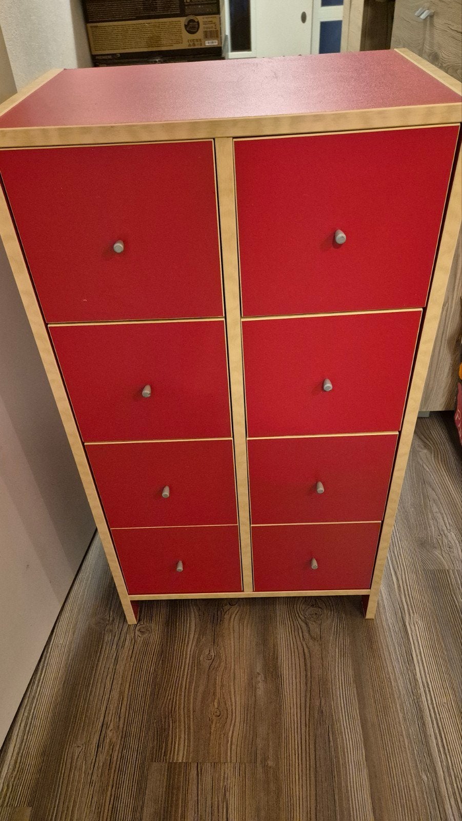 Ikea Robin rood, Gebruikt, 5 laden of meer, 50 tot 100 cm, Minder dan 100 cm