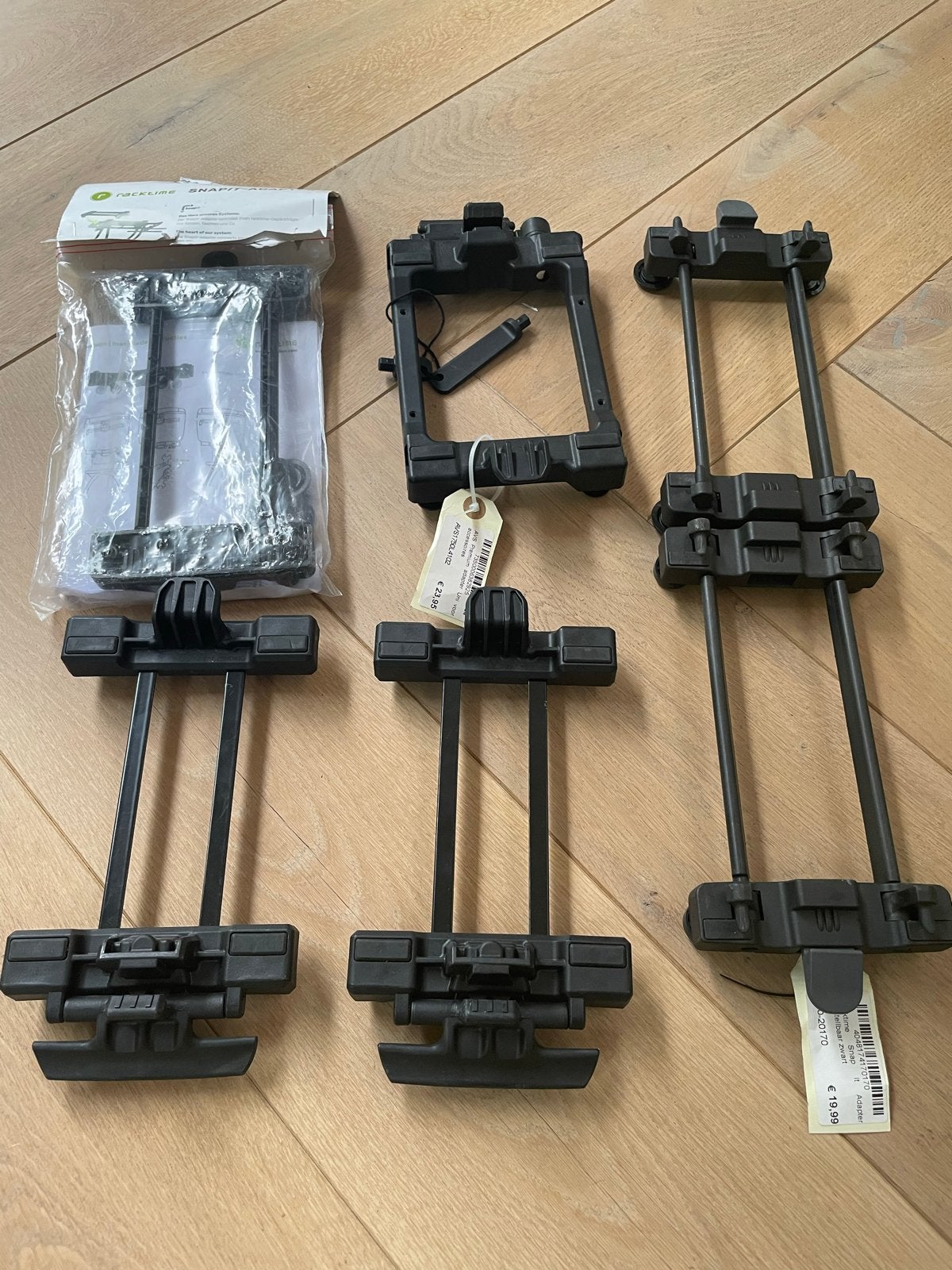 Diverse nieuwe snap it adapters (Racktime/AVS/i-Rack), Ophalen of Verzenden, Nieuw