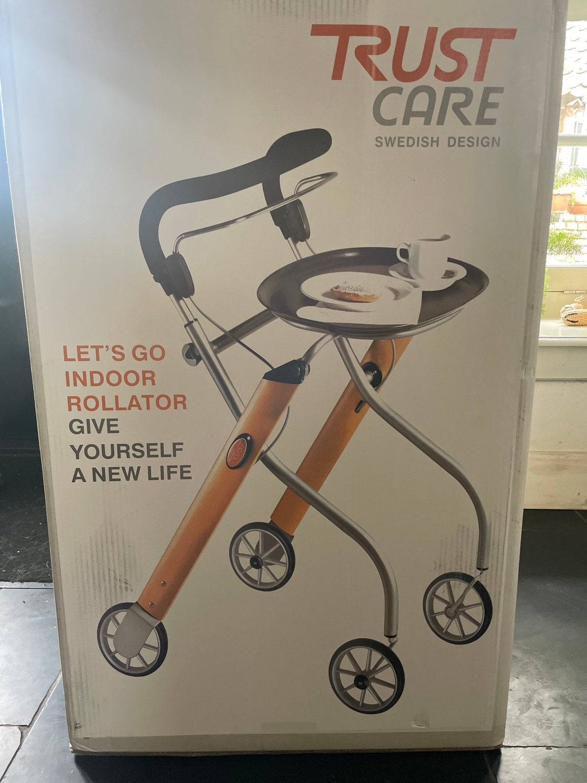 Binnen rollator, Ophalen, Lichtgewicht, Zo goed als nieuw