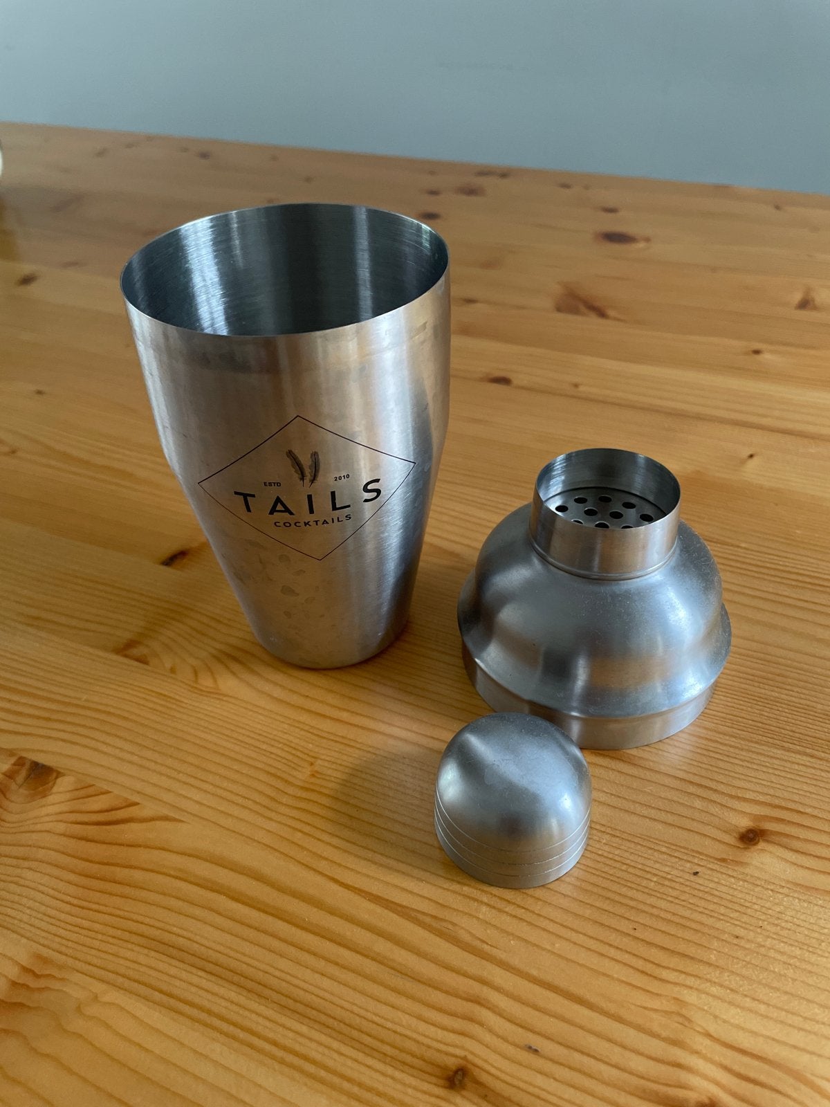 Cocktailshaker, Huis en Inrichting, Keuken | Keukenbenodigdheden, Ophalen, Zilver, Metaal, Overige merken
