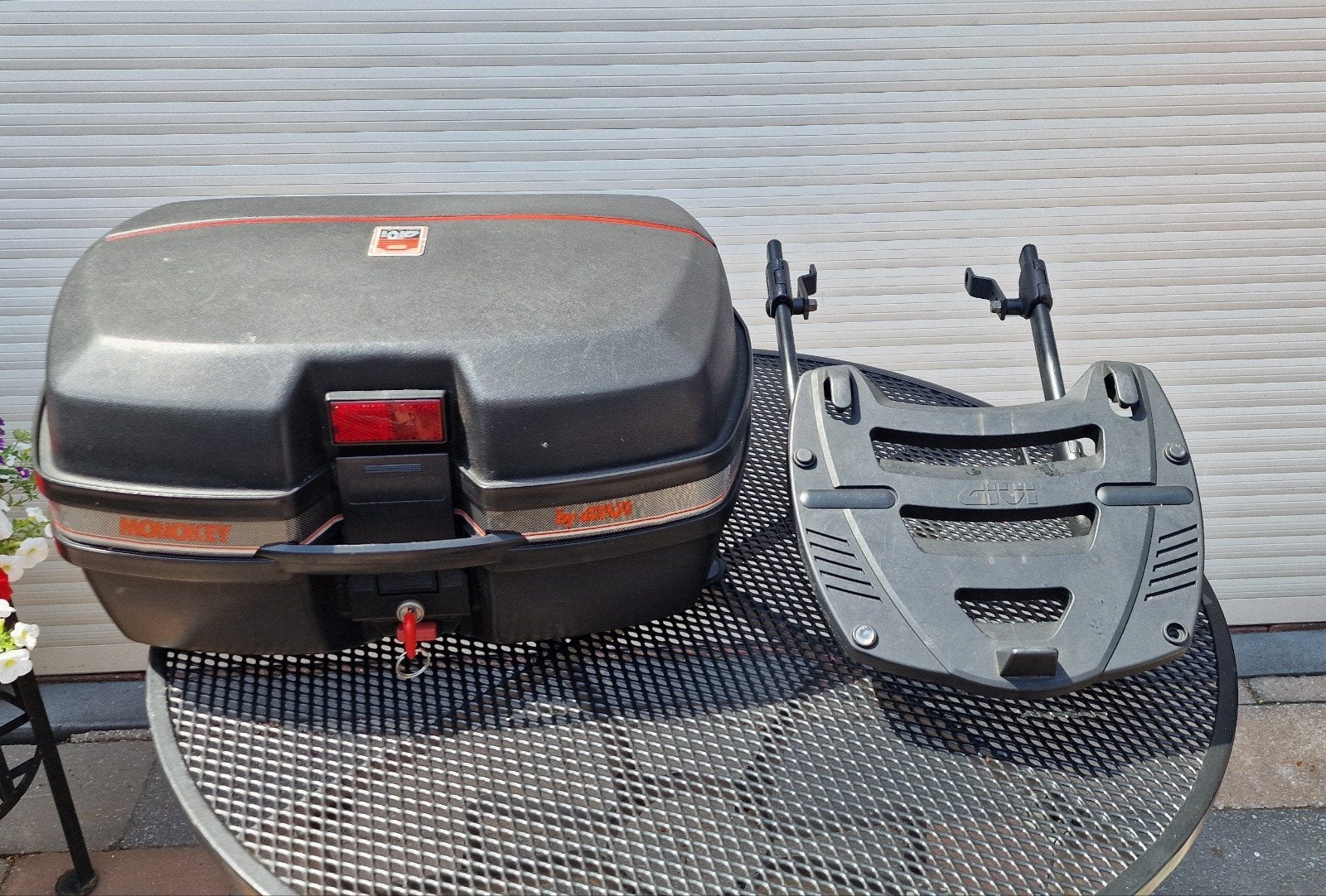 Givi E45 monokey topkoffer en Givi monorek  2 helmen groot, Ophalen of Verzenden