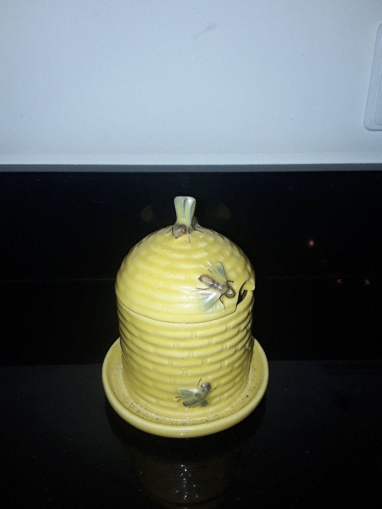Oude Goebel honingpot met bijen, Verzamelen, Verzenden, Zo goed als nieuw, Overige materialen, Overige typen