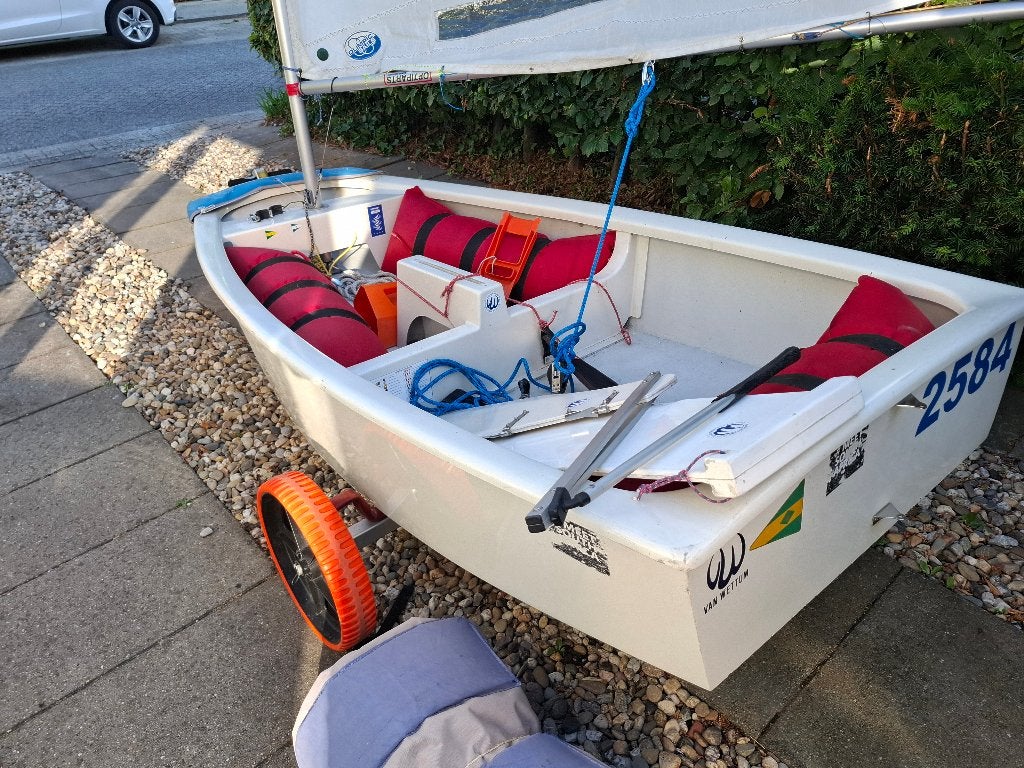 Van wettum optimist, Watersport en Boten, Minder dan 15 m², Overige typen, Nieuw, Ophalen