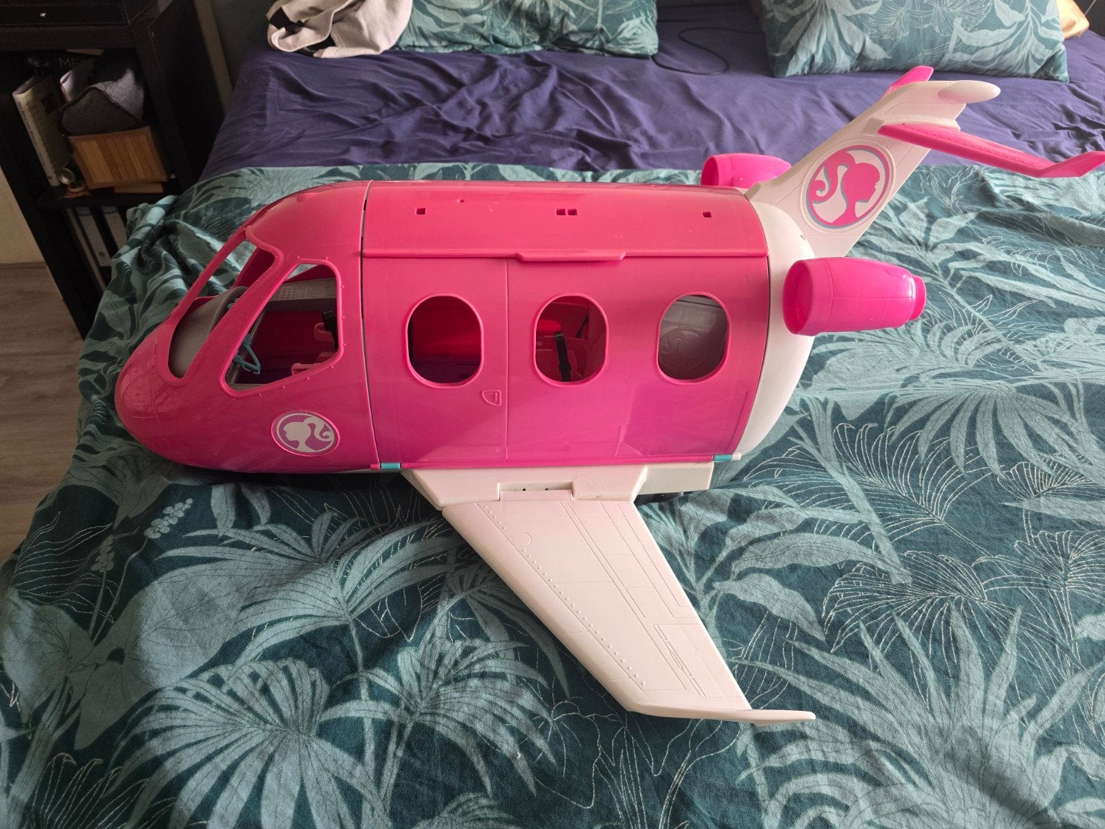barbie vliegtuig, Ophalen, Gebruikt