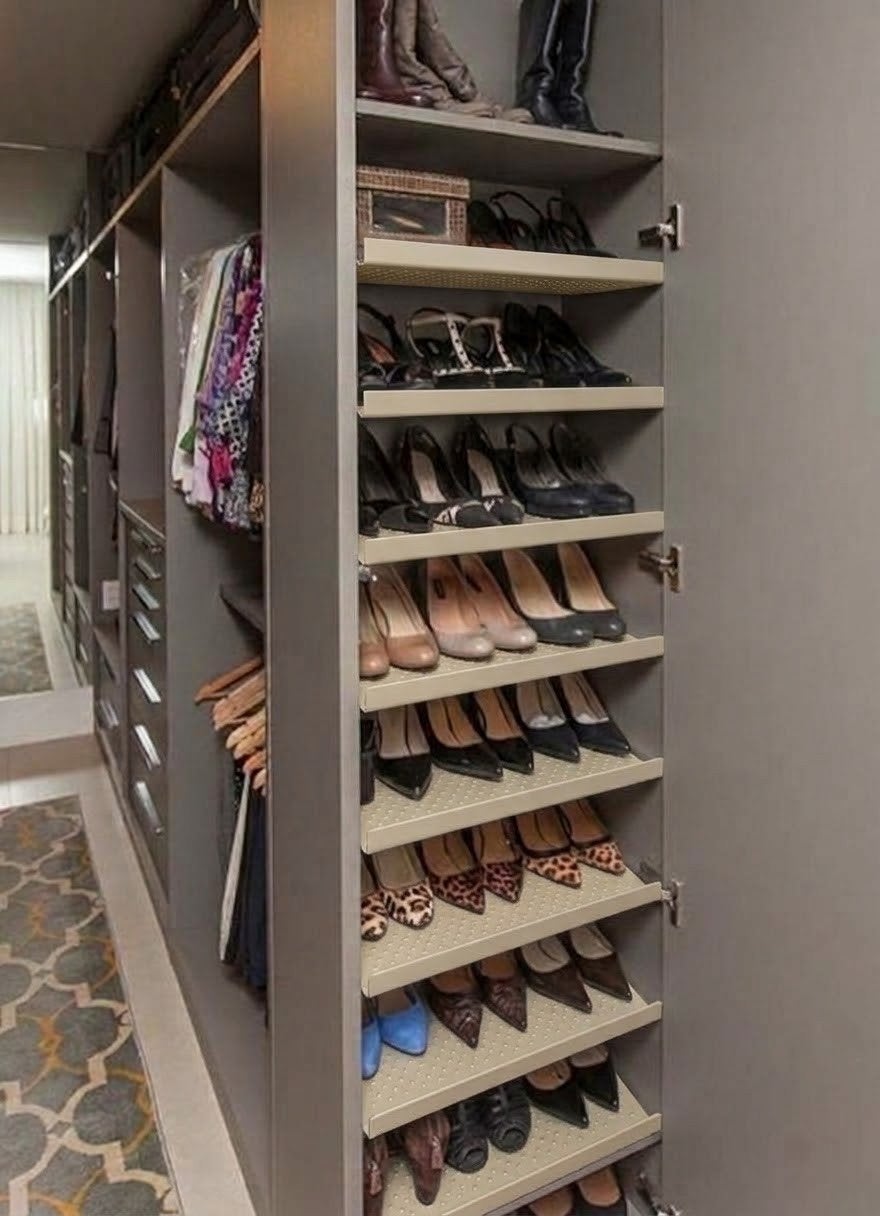 12x IKEA schoenenrek PAX – Beige (Niet meer verkrijgbaar), Huis en Inrichting, Ophalen, Zo goed als nieuw, Modern, functioneel