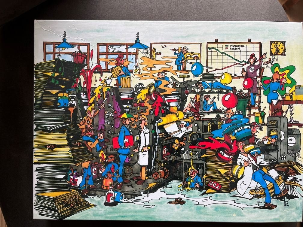 Tetterode-Nederland legpuzzel "De betere oplossing", Ophalen of Verzenden, 500 t/m 1500 stukjes, Gebruikt, Legpuzzel
