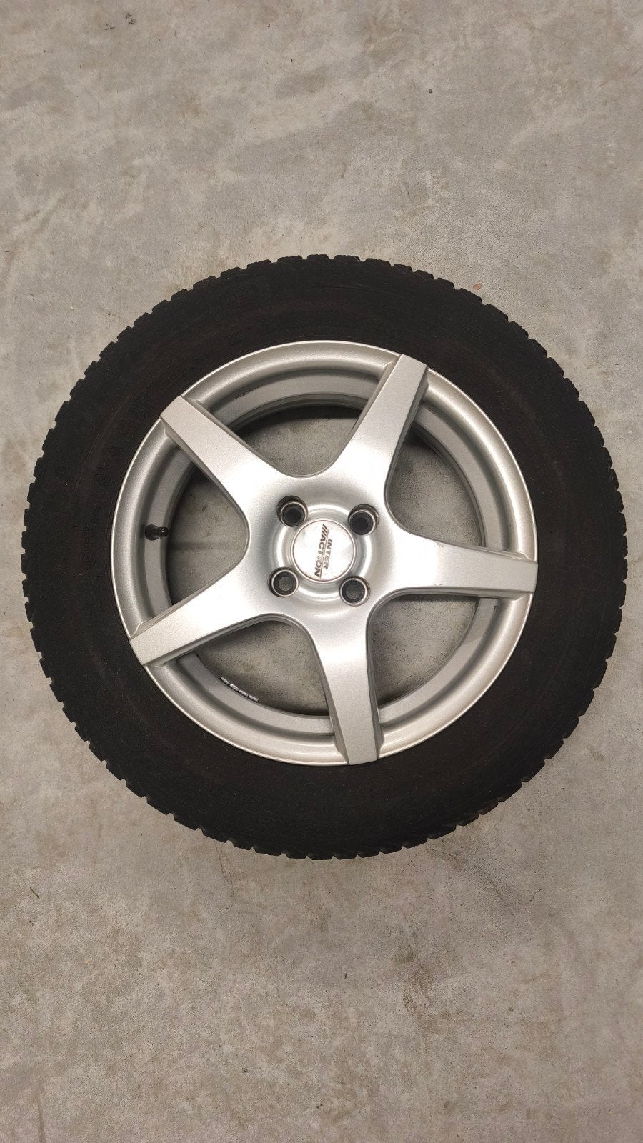 Mooie set winterbanden op lichtmetalen velgen 4x100, Auto-onderdelen, Ophalen, Overige, Gebruikt, Overige