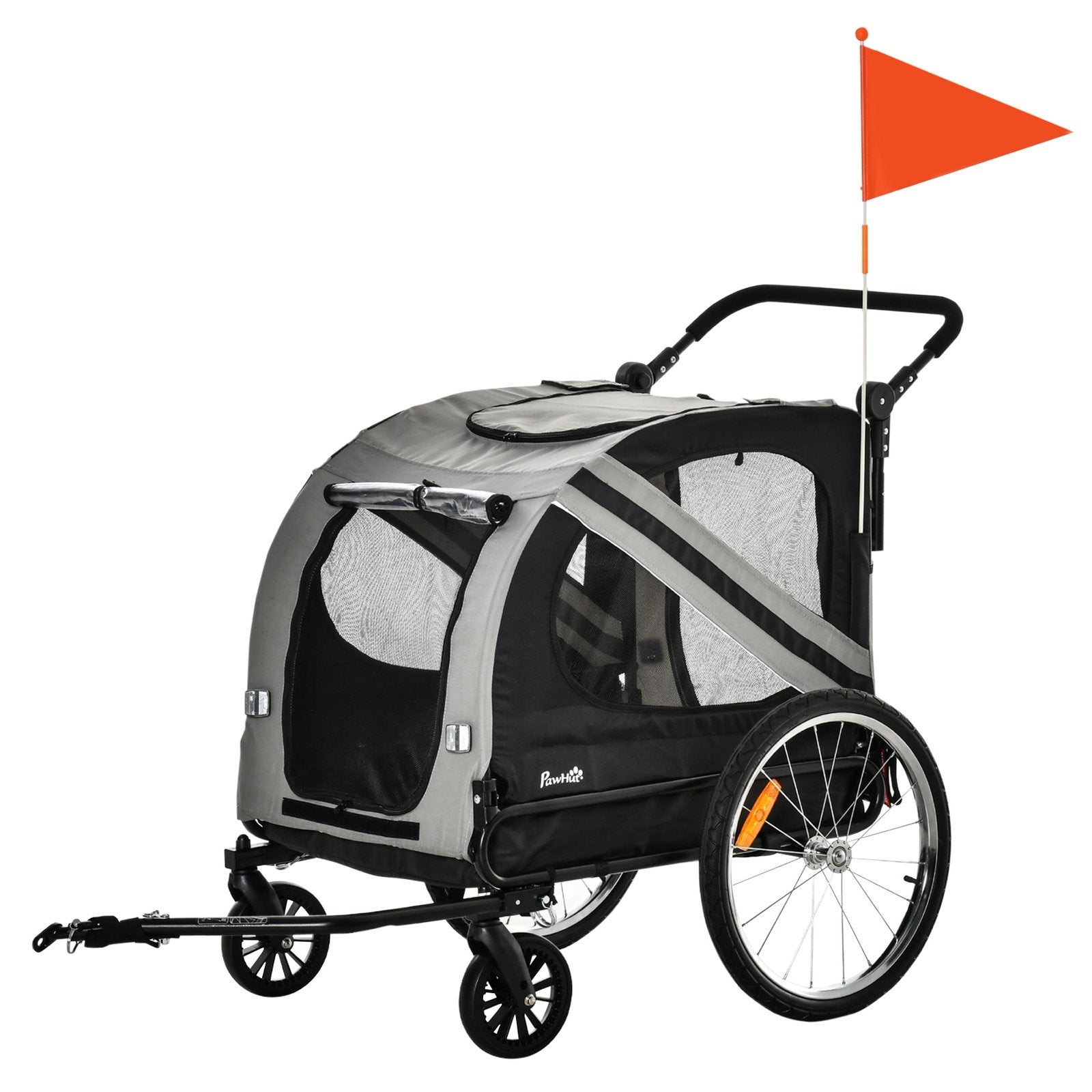 Buggydrager - Grijs - 140 cm x 72,5 cm x 108 cm D00-144GY, Ophalen, Nieuw
