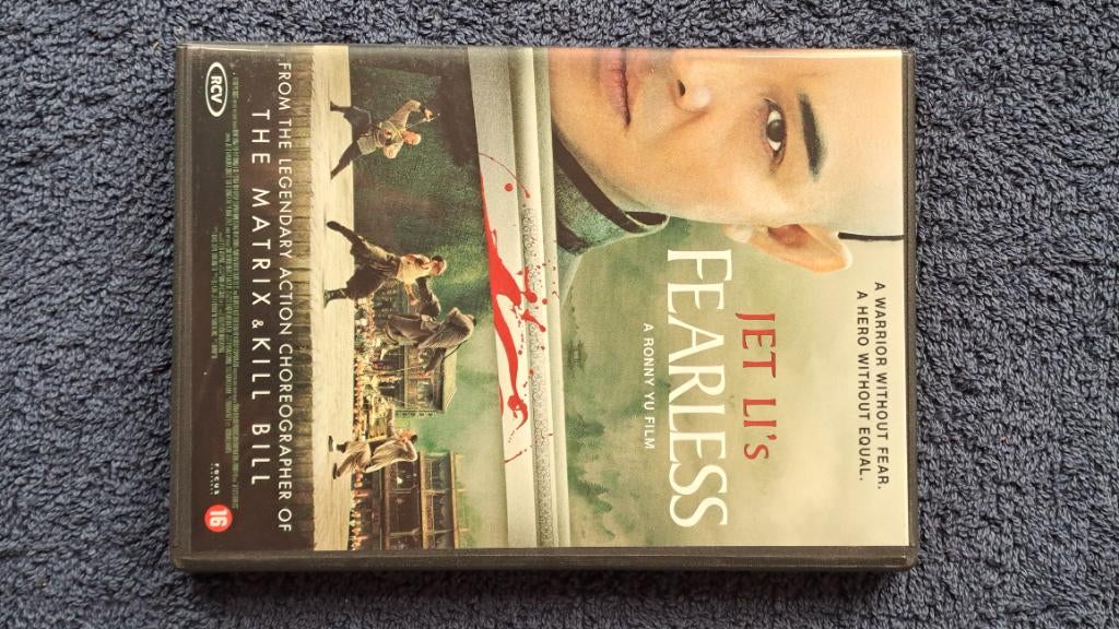 Fearless "Jet Li", Cd's en Dvd's, Dvd's | Actie, Zo goed als nieuw, Vanaf 16 jaar, Ophalen of Verzenden
