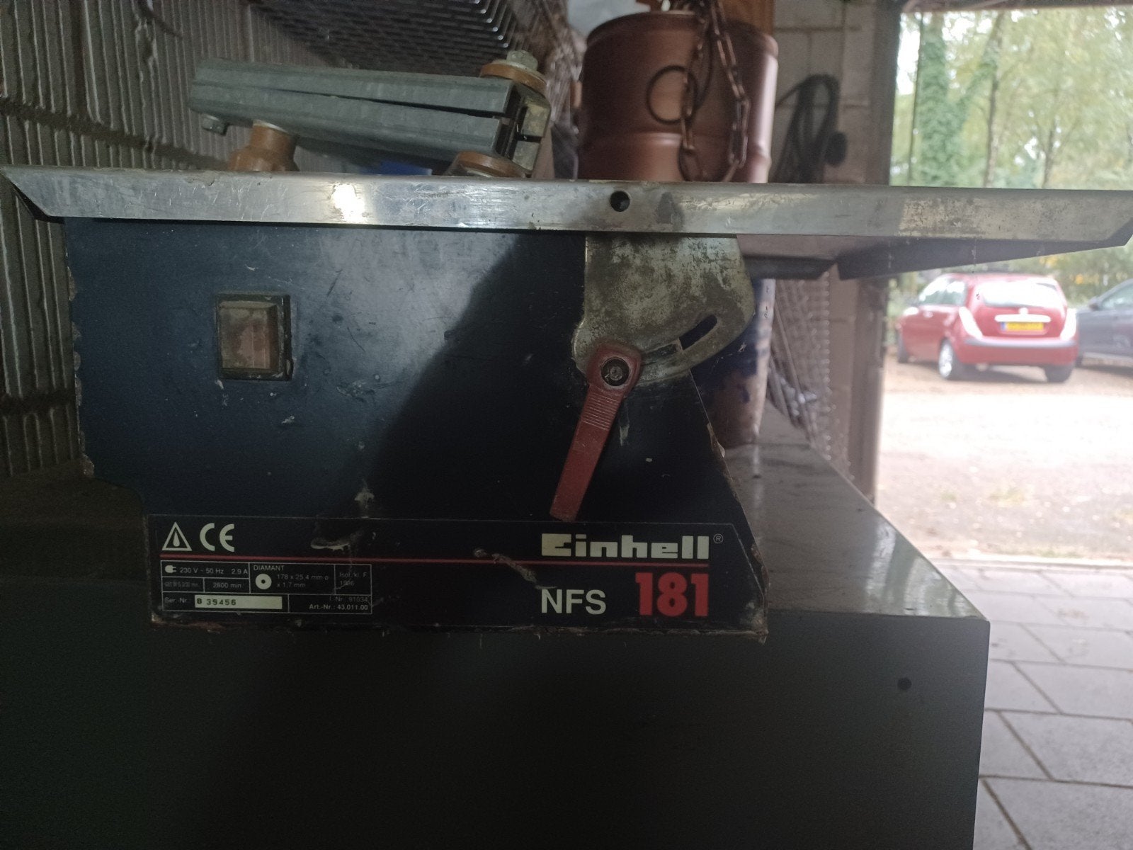 Einhell NFS 181 Tafelzaag - Gebruikt maar functioneel, Ophalen, Gebruikt, Cirkelzaag, 30 tot 70 mm