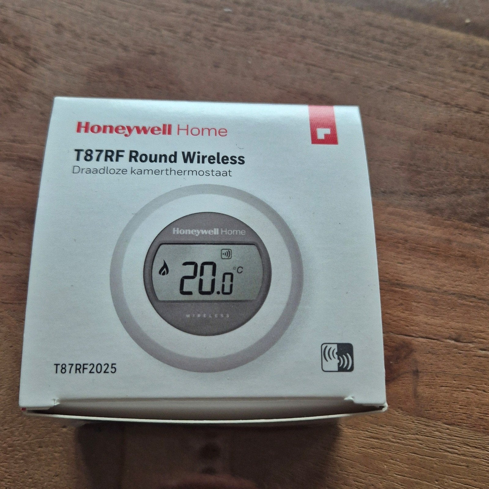 Honeywell Round Wireless kamerthermostaat - T87RF2025, Ophalen of Verzenden, Nieuw