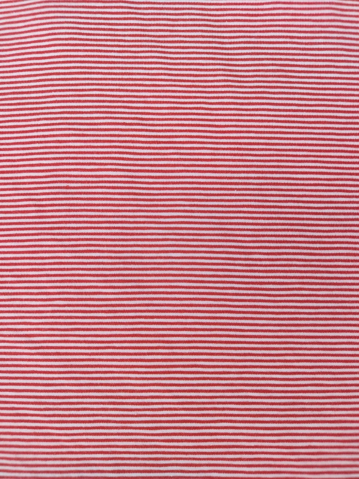 rood / wit streepje - tricot katoen, Hobby en Vrije tijd, Stoffen en Lappen, 120 cm of meer, Nieuw, Ophalen of Verzenden, Katoen