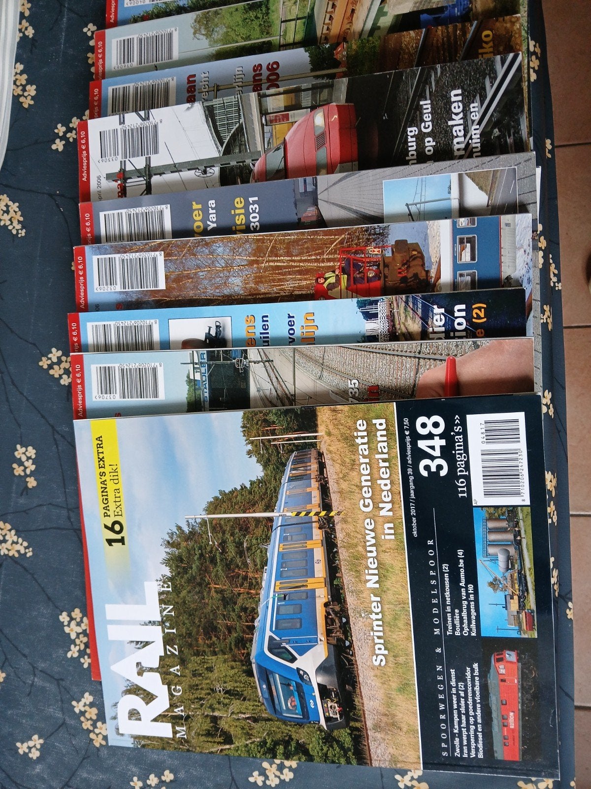 Rail Magazine - 5 stuks of 10 stuks BIEDEN MAG. OPHALEN, Ophalen, Gebruikt