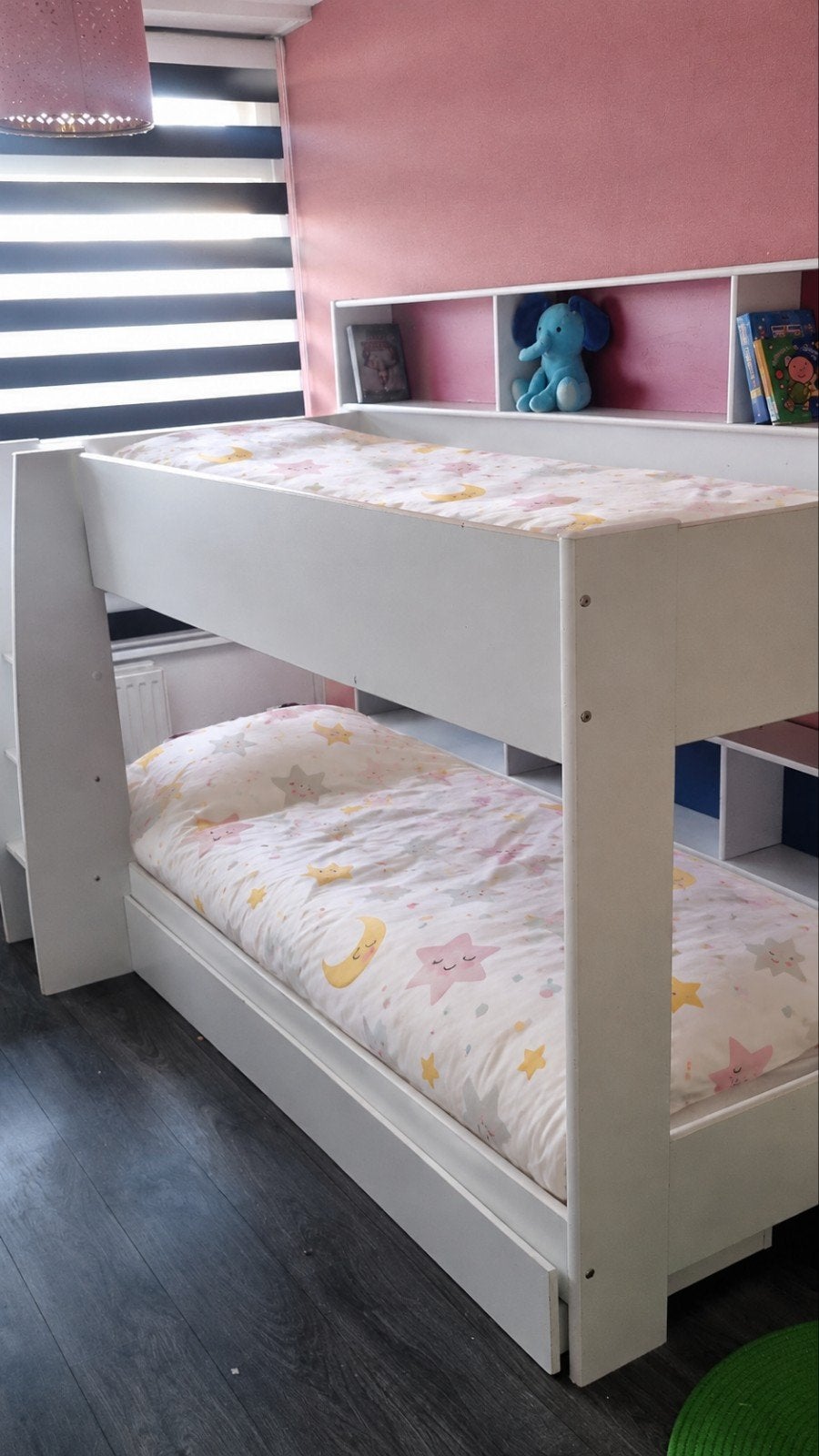 Parisot Stapelbed Leo 90x200 cm met opbergvakken, Ophalen, Gebruikt, 90 cm, Tweepersoons