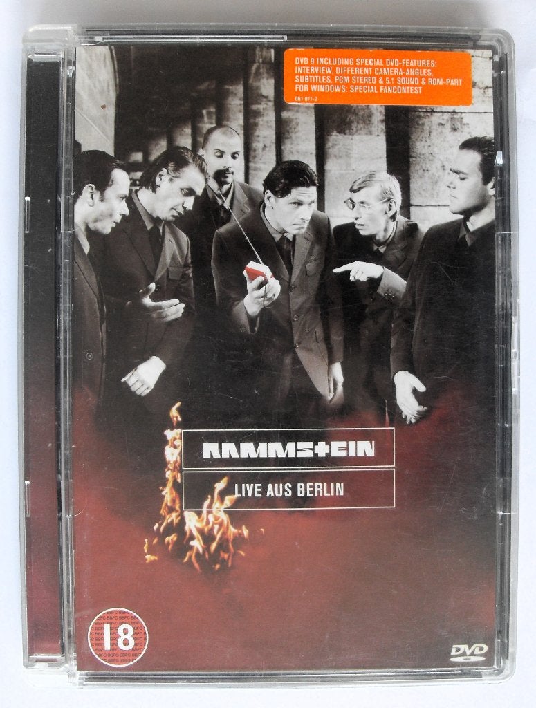 Rammstein Live Aus Berlin DVD, Alle leeftijden, Ophalen of Verzenden, Zo goed als nieuw, Inclusief boekje