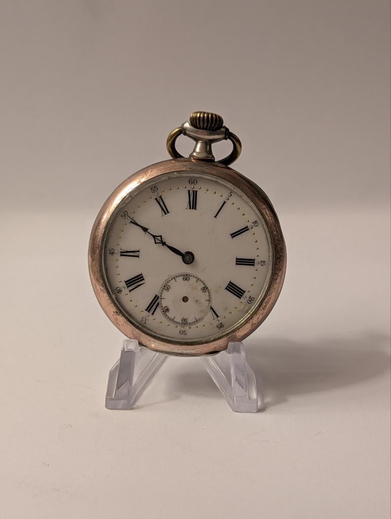 Zenith - "Grand Prix Paris 1900" - Zakhorloge - 800 Zilver, Ophalen of Verzenden, Zilver