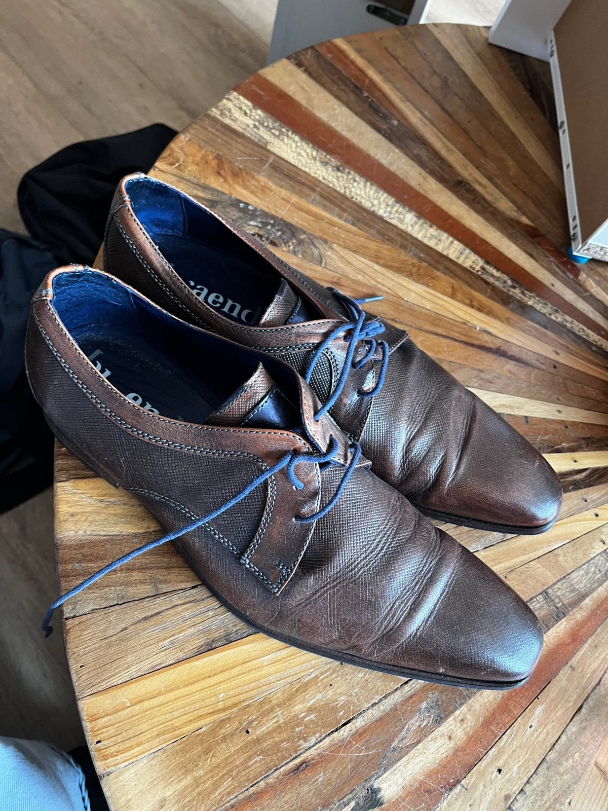 Braend schoenen 45, Bruin, Ophalen of Verzenden, Zo goed als nieuw, Veterschoenen