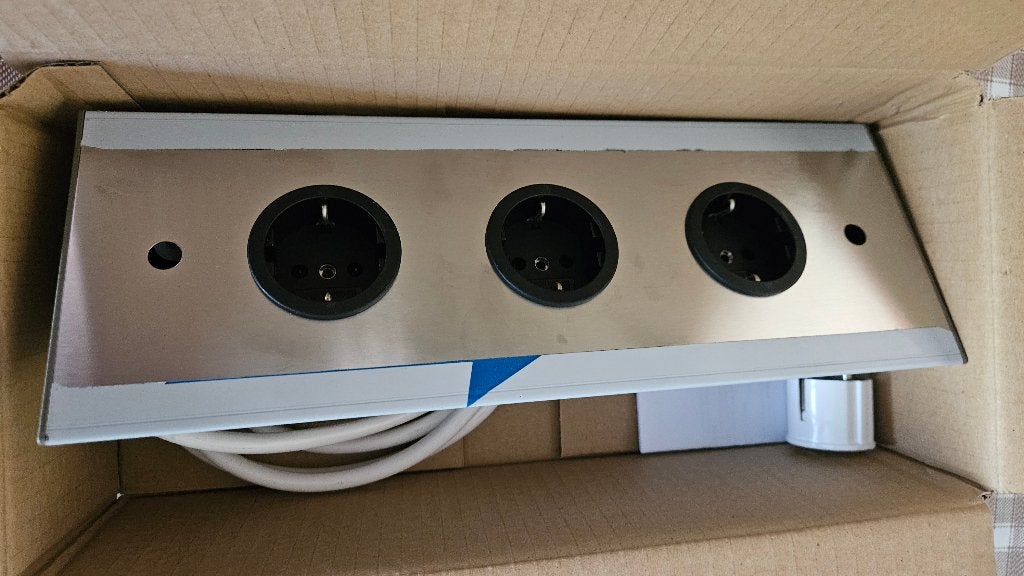 Nieuw hoekstopcontact RVS van Thebo 175863203, Ophalen, Minder dan 50 cm, Meerkleurig, Nieuw