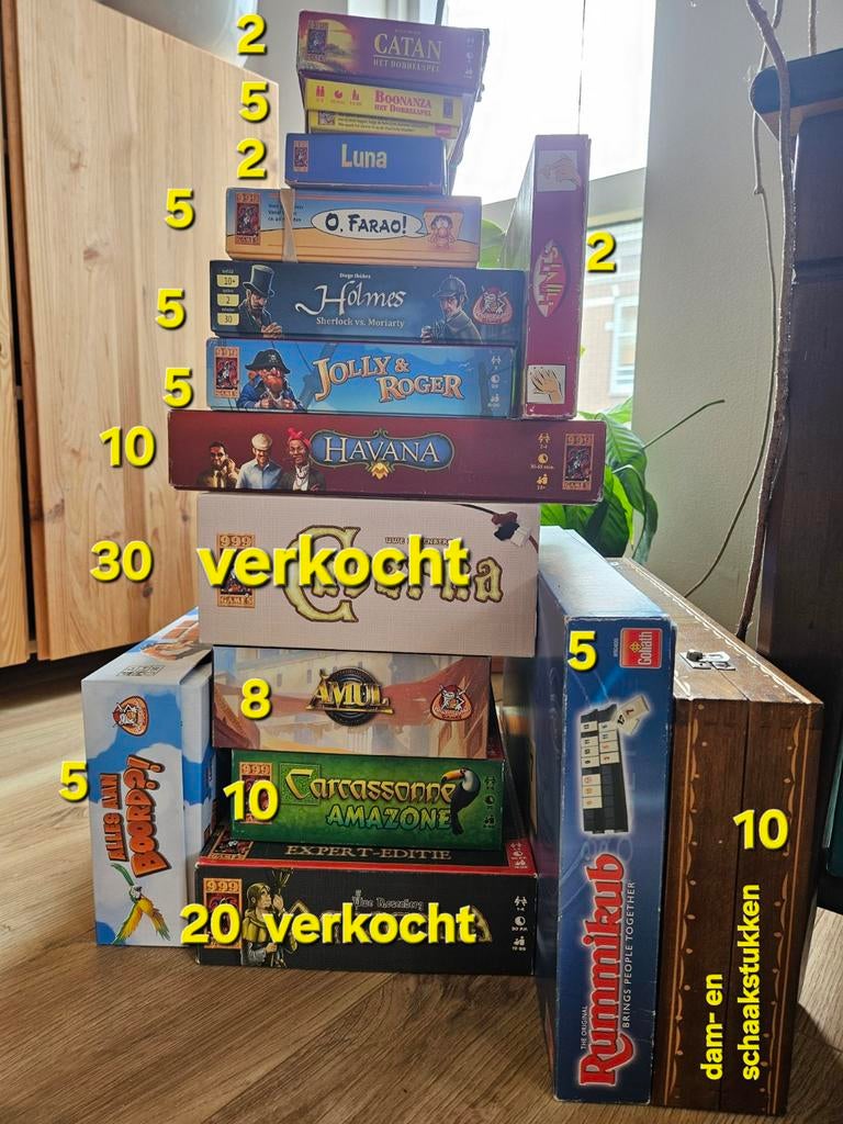 Diverse Bordspellen Collectie - Van Catan tot Havana, Hobby en Vrije tijd, Gezelschapsspellen | Bordspellen, Gebruikt, Ophalen of Verzenden