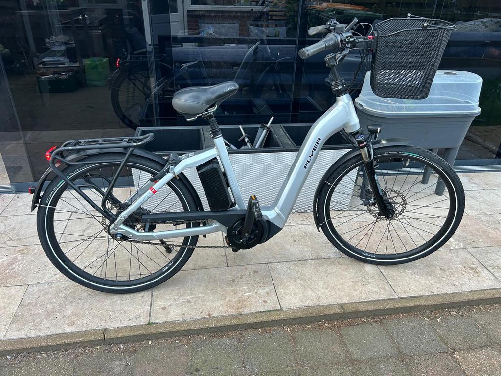Elektrische fiets FLYER Gotour 4 lage instap en km, Minder dan 47 cm, Ophalen, Zo goed als nieuw, Overige merken