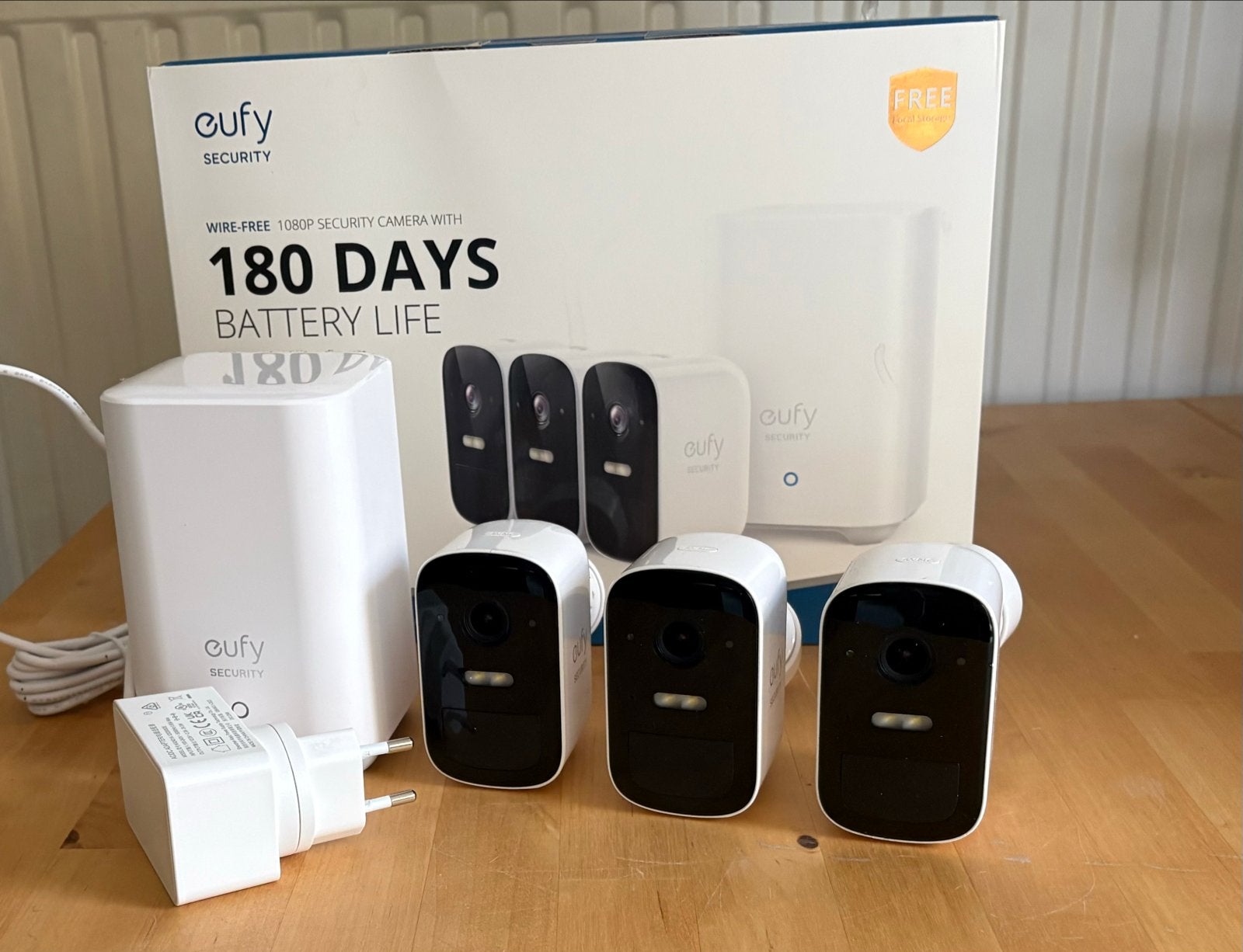 Eufy Beveiligingsset: Homebase 2 & 3 Draadloze Camera's, Audio, Tv en Foto, Videobewaking, Ophalen of Verzenden, Zo goed als nieuw