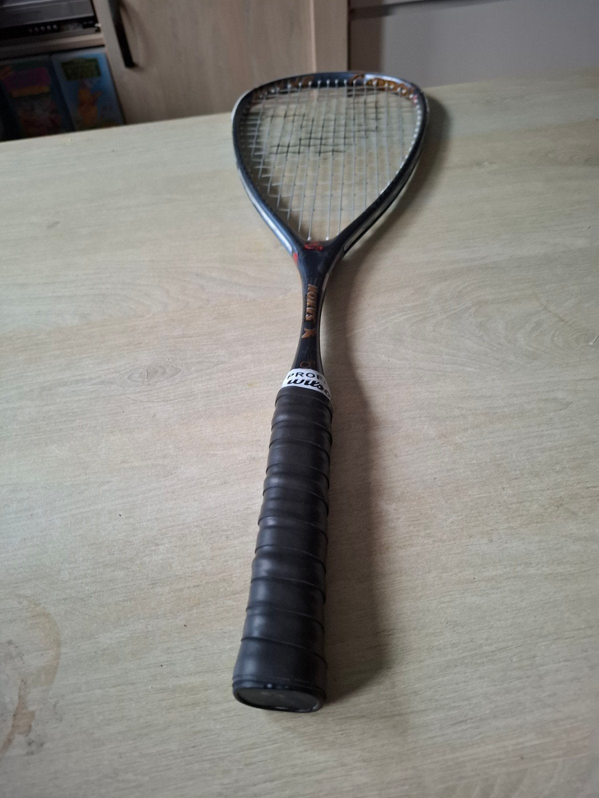Squash racket Wilson Titanium Reinforced C4, Ophalen of Verzenden, Saxon, Nvt, Nvt