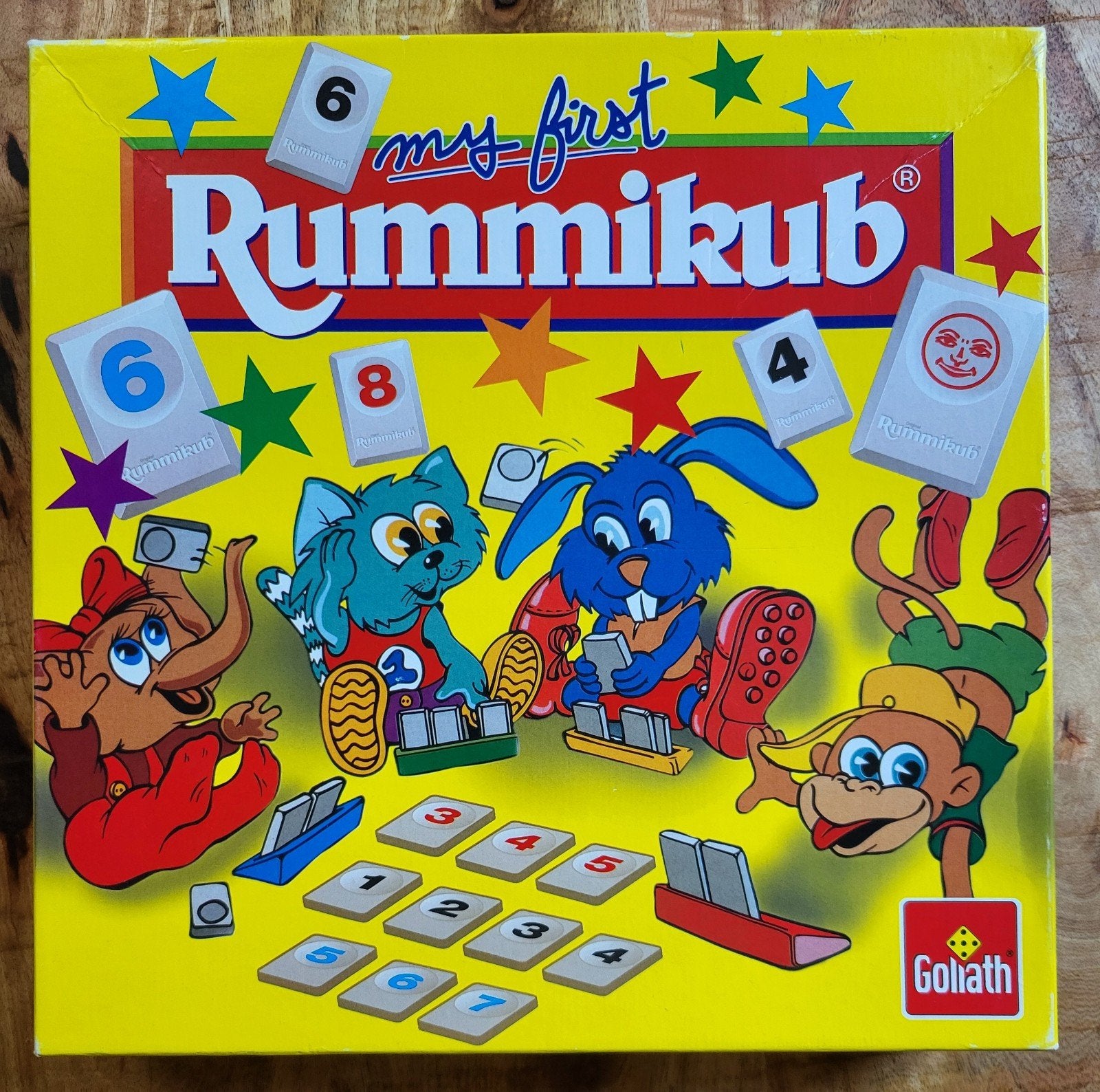 My First Rummikub (Goliath) – Compleet en in nette staat!, Hobby en Vrije tijd, Gezelschapsspellen | Bordspellen, Gebruikt, Drie of vier spelers
