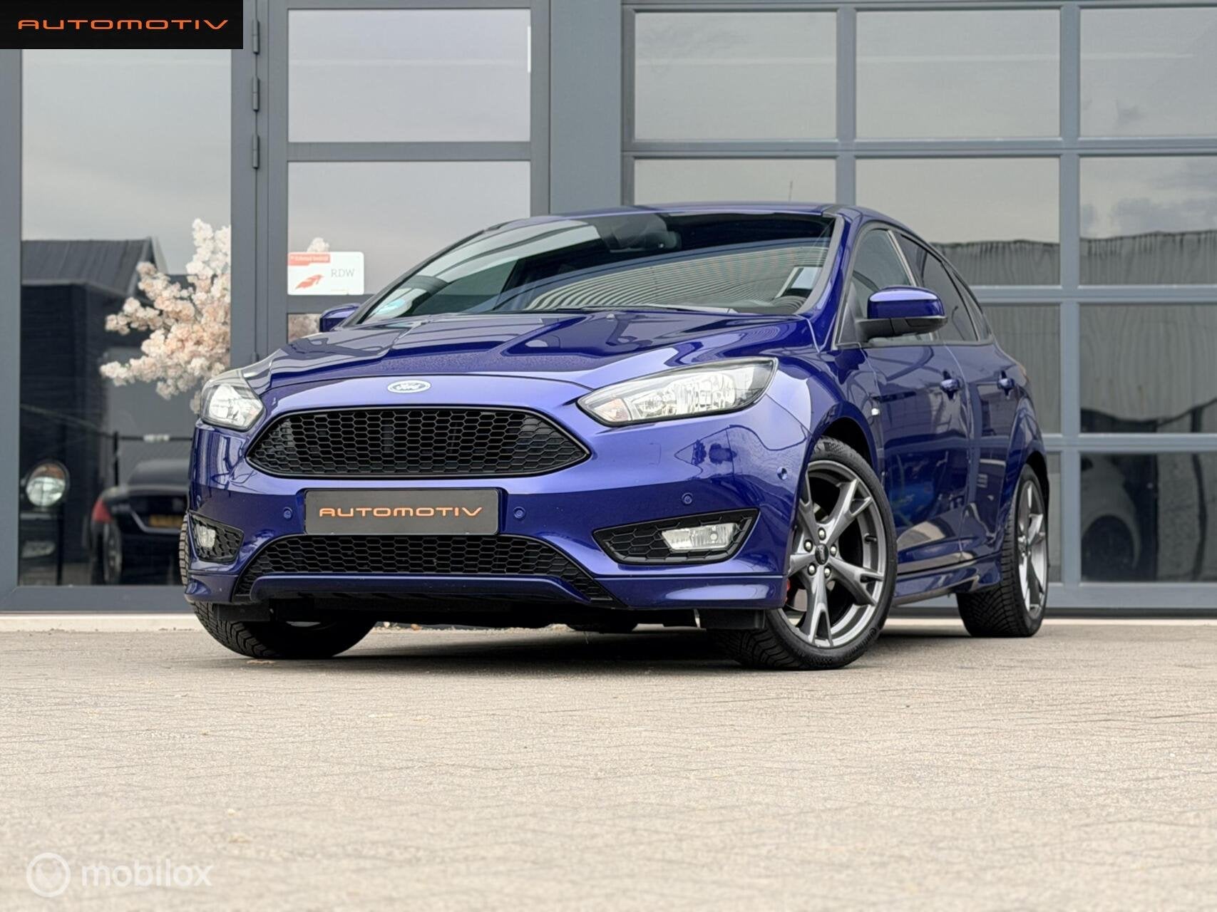 Ford Focus 1.5 ST-Line NAP / NETTE STAAT / NAVI / CAMERA, 4 cilinders, 150 pk, Blauw, Origineel Nederlands