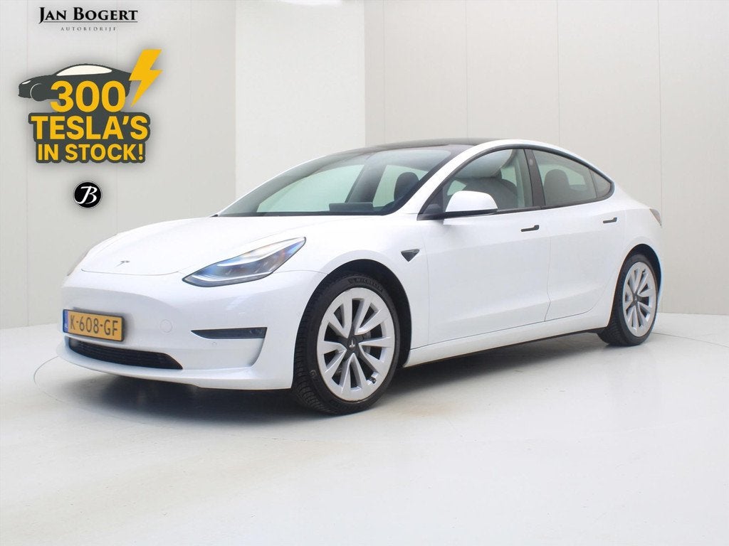 Tesla Model 3 Long-Range AWD 351pk 75 kWh FACELIFT 87% SoH [, Auto's, Tesla, Automaat, Gebruikt, Wit, Origineel Nederlands