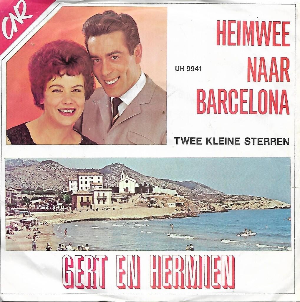Gert en Hermien - Heimwee naar Barcelona, Gebruikt, 7 inch, Single, Ophalen of Verzenden