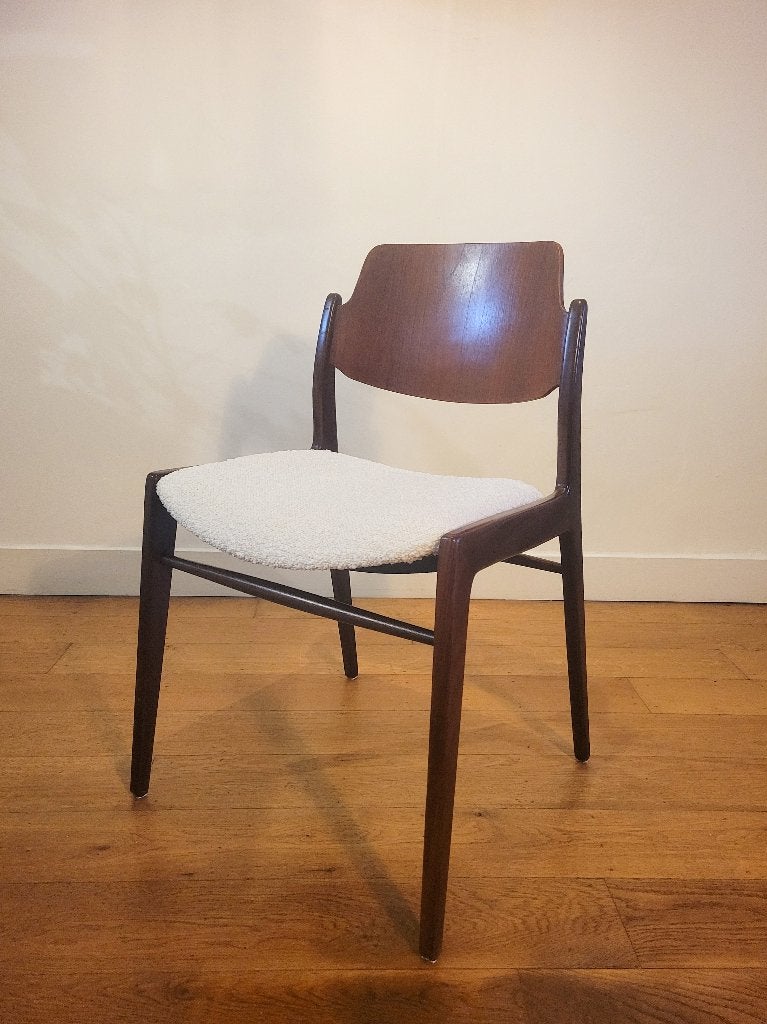 Vintage stoel van Hartmut Lohmeyer voor Wilkhahn, Ophalen, Vintage design, Mid Centruy Modern, Deens design, Gebruikt, Bruin