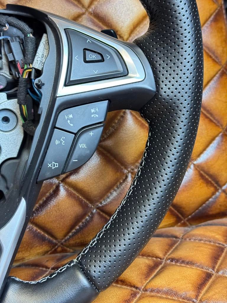Stuurwiel Stuur Ford Mondeo verwarming OPNIEUW BEKLEEED, Ophalen of Verzenden, Ford