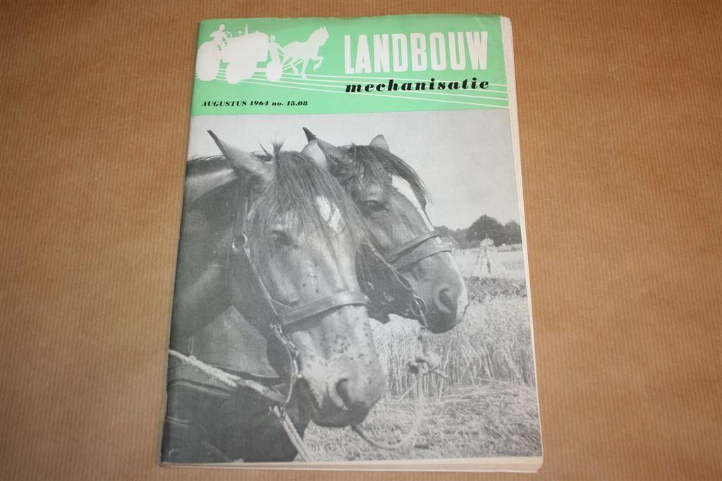Magazine Landbouw Mechanisatie Augustus 1964 !!, Ophalen of Verzenden, Gelezen