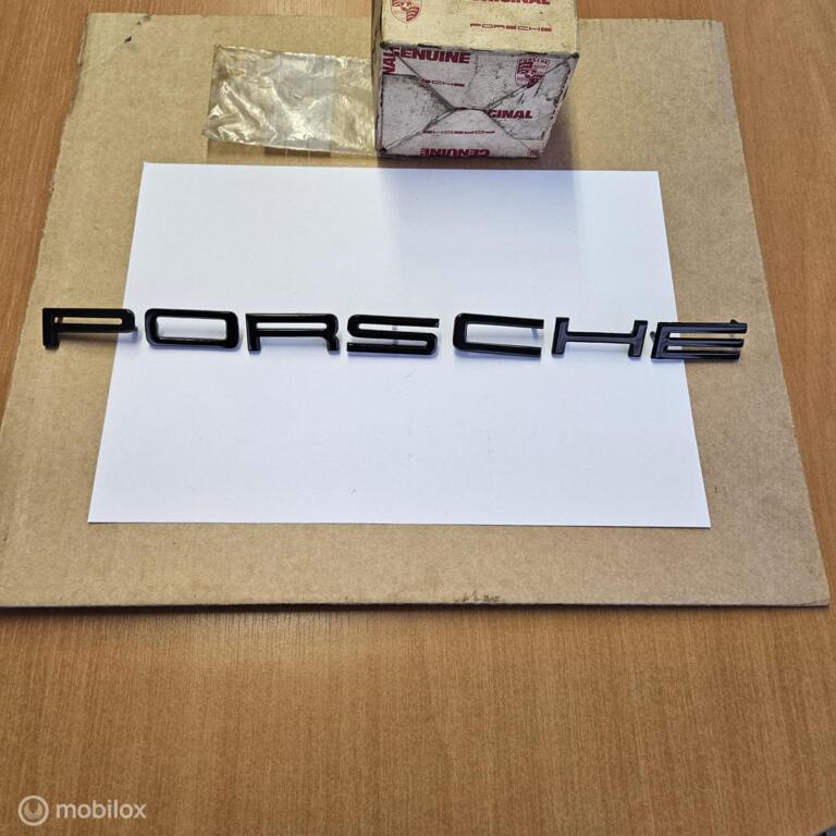 Embleem achter Porsche 911 ('72-'73), Porsche, Nieuw, Ophalen of Verzenden, Porsche