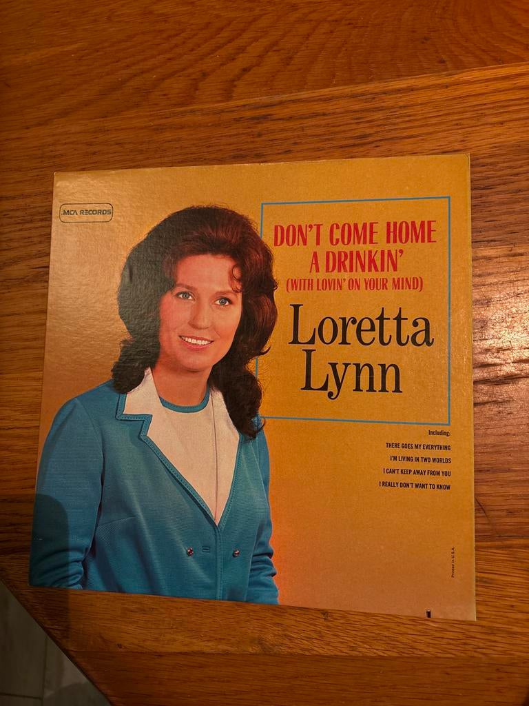 Loretta Lynn - Don't Come Home A Drinkin' LP, Ophalen of Verzenden, Zo goed als nieuw, 12 inch