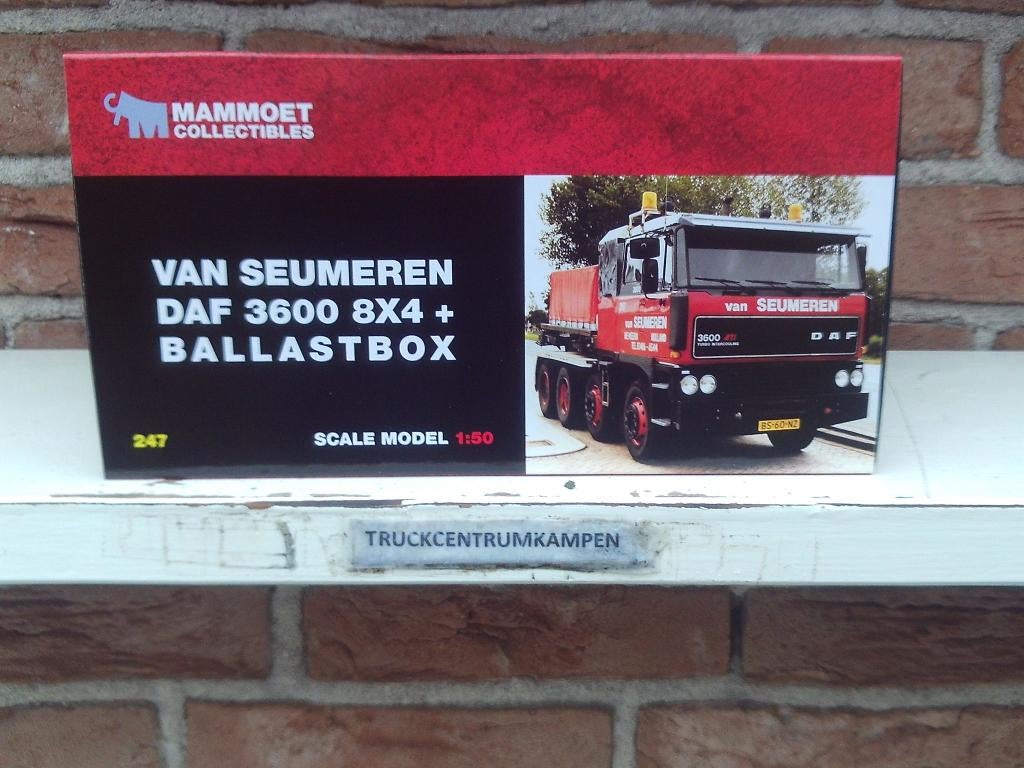 WSI  Daf  3600  8 x 4  van  Mammoet., Hobby en Vrije tijd, Modelauto's | 1:50, Ophalen of Verzenden, Nieuw, Bus of Vrachtwagen