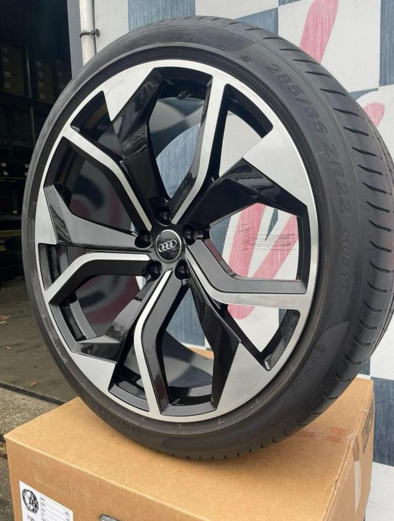 22 inch Audi velgen Q7 E tron Q8 SQ7 5x112, 285 mm, Banden en Velgen, Nieuw, Overige maten