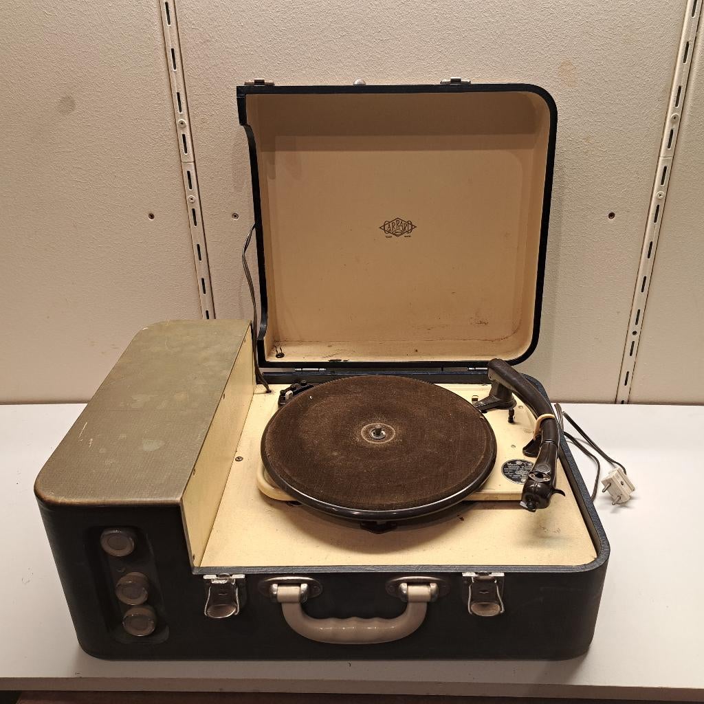 oude platenspeler Garrard model T met buizenversterker, Ophalen of Verzenden, Gebruikt, Platenspeler, Overige merken