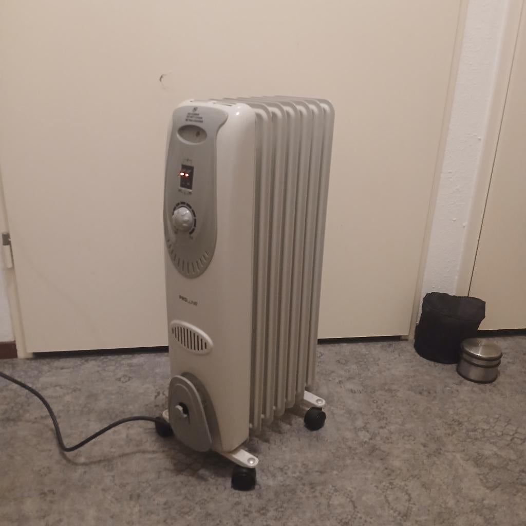elektrische olieradiator, Ophalen, 30 tot 80 cm, Gebruikt, Radiator