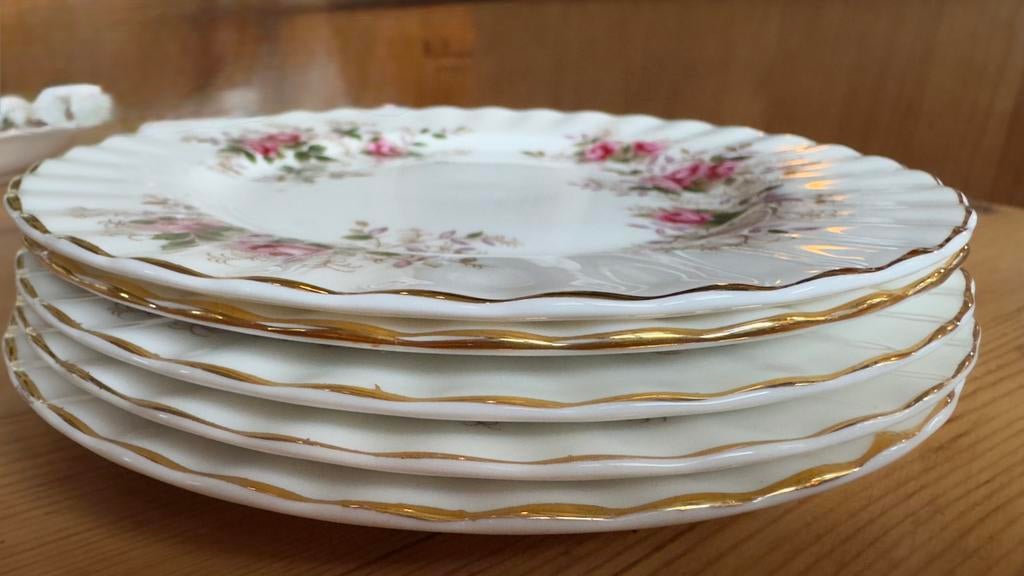 Royal Albert Lavender Rose 6 gebaksbordjes, Ophalen