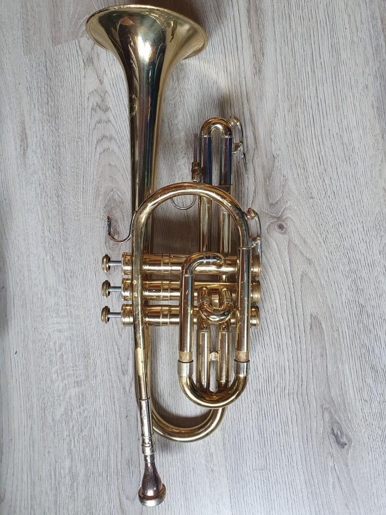 Holton C602 Cornet Trumpet, Muziek en Instrumenten, Ophalen, Gebruikt, Met koffer