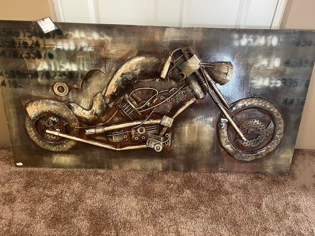 3D Motor Schilderij 70x140 - Nieuw!, Huis en Inrichting, Woonaccessoires | Schilderijen, Tekeningen en Foto's, Ophalen, 50 tot 75 cm