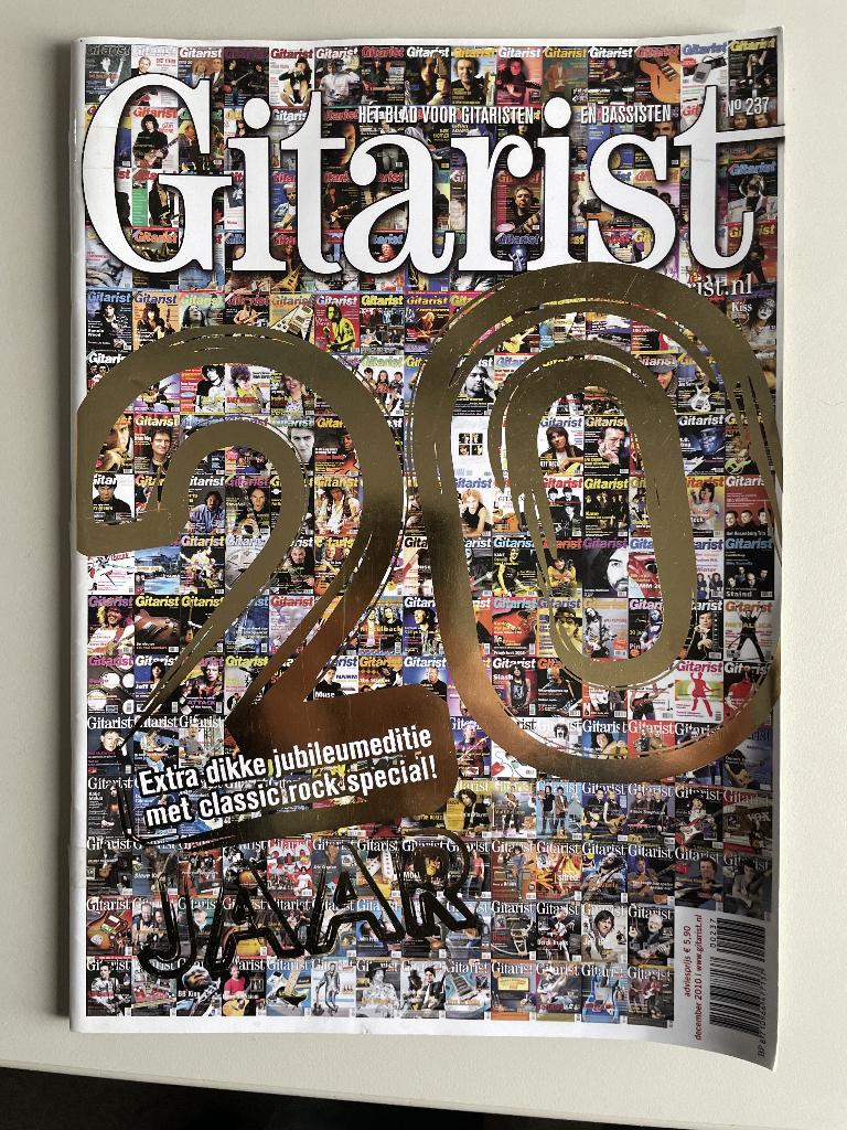Gitarist magazine - KISS - Bon Jovi - Aerosmith - Van Halen, Verzamelen, Ophalen of Verzenden, Zo goed als nieuw, Foto of Kaart