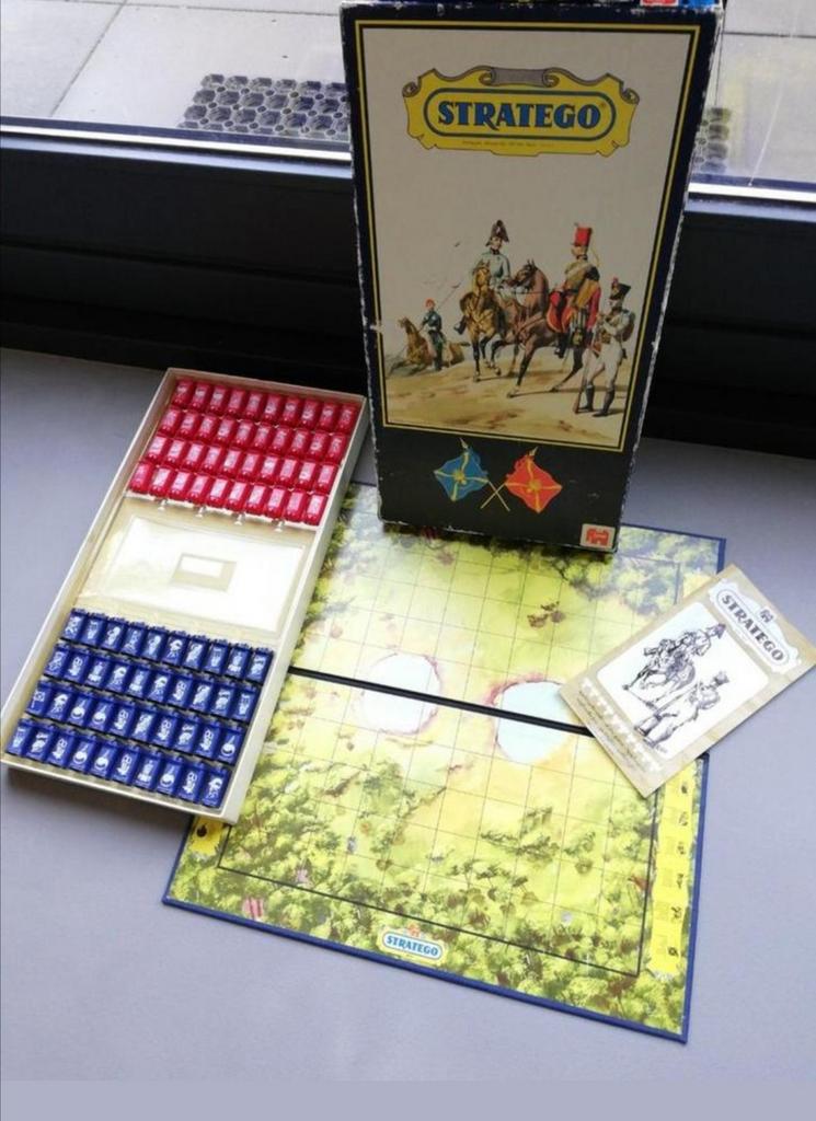 Stratego, bordspel, Een of twee spelers, Ophalen of Verzenden, Gebruikt