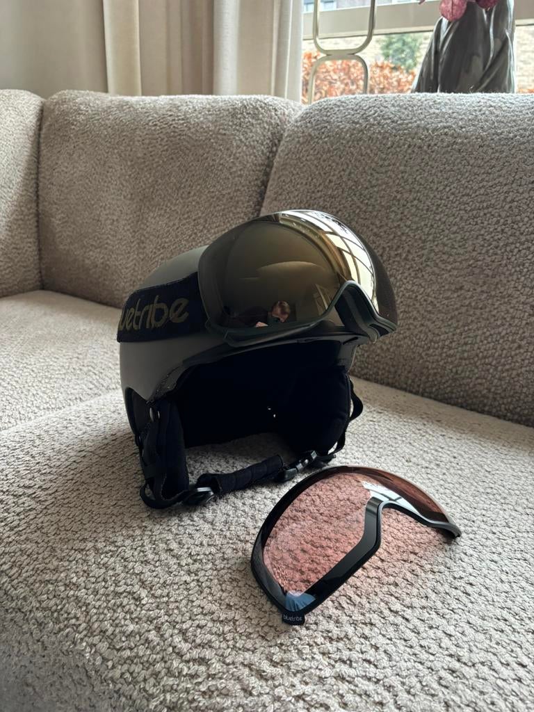 Skihelm + skibril (L/XL, Overige merken, Overige typen, Ophalen of Verzenden, Zo goed als nieuw